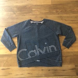 CK Calvin Klein Gray Sweatshirt Size L Lightly Used